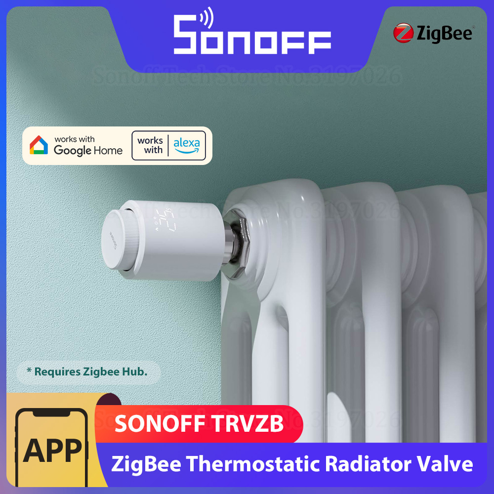 SONOFF TRVZB Zigbee Thermostatic Radiator Valve Smart Home Heating